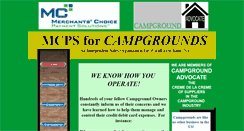 Desktop Screenshot of mcpsforcampgrounds.com