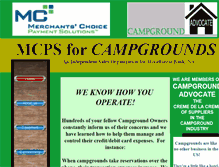 Tablet Screenshot of mcpsforcampgrounds.com